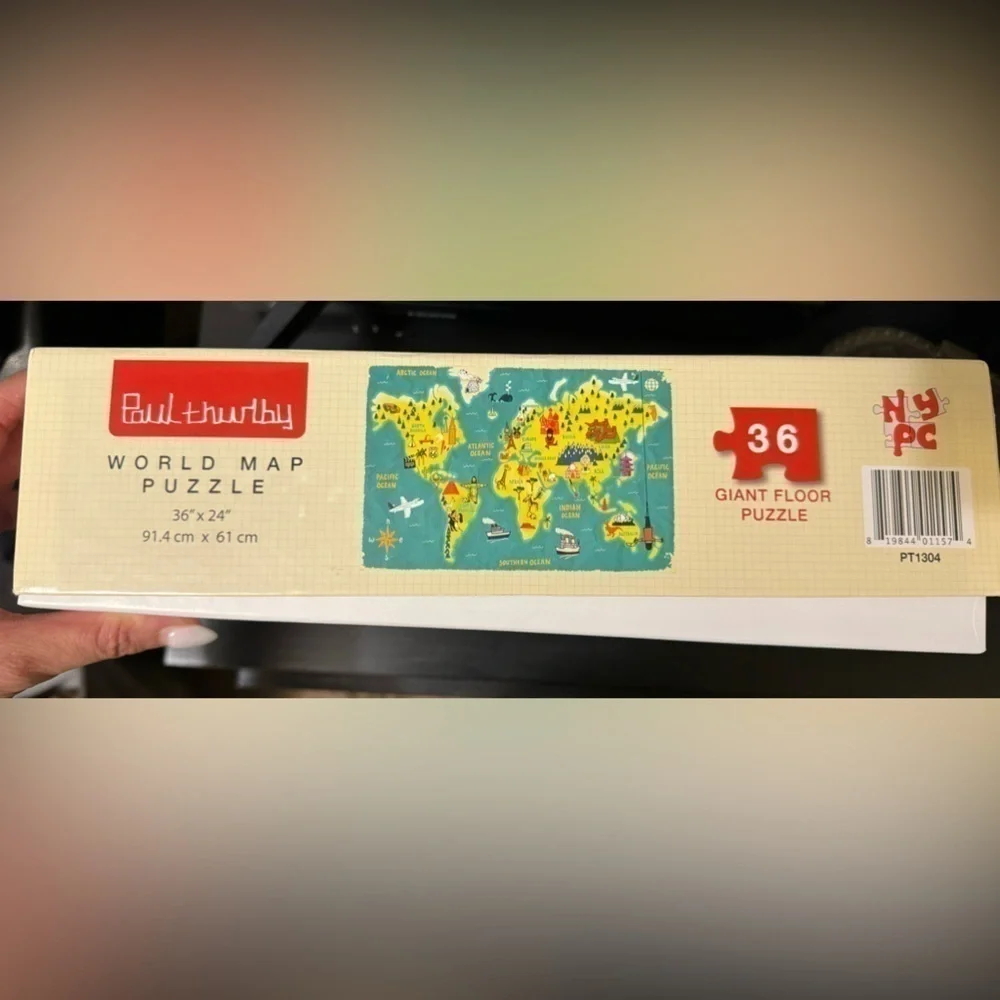Paul thirty World‎ Map Puzzle